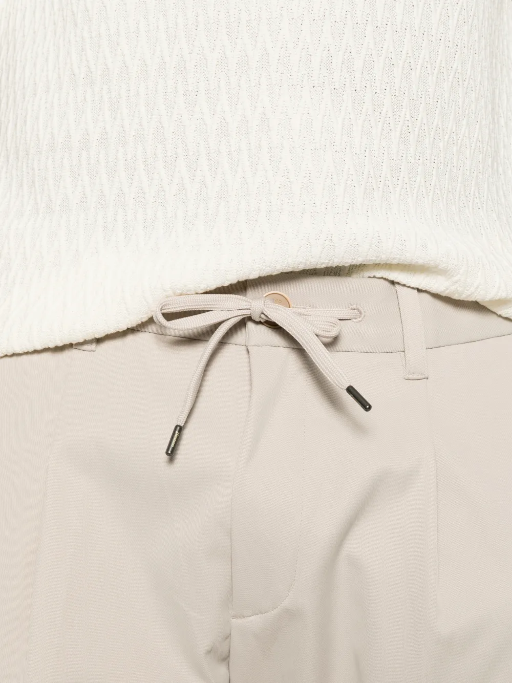 Herno Plooibroek met trekkoord Beige