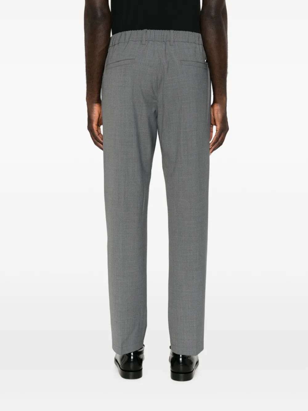 Herno Broek met geplooide zak Grijs