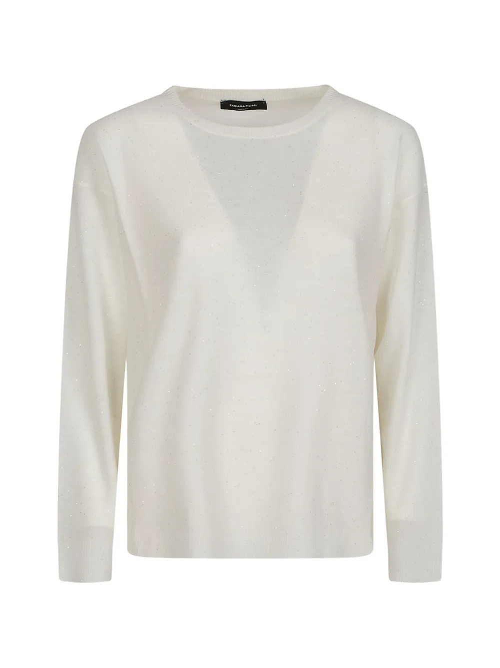Fabiana Filippi sequin-embellished sweater - Bianco