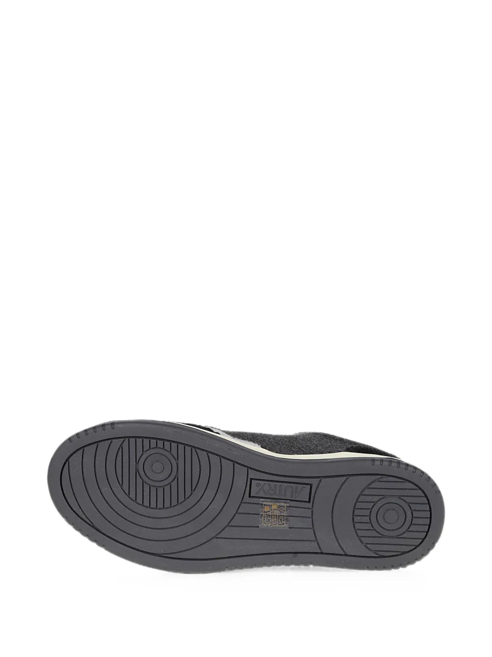 Autry corduroy-panelled sneakers Grijs