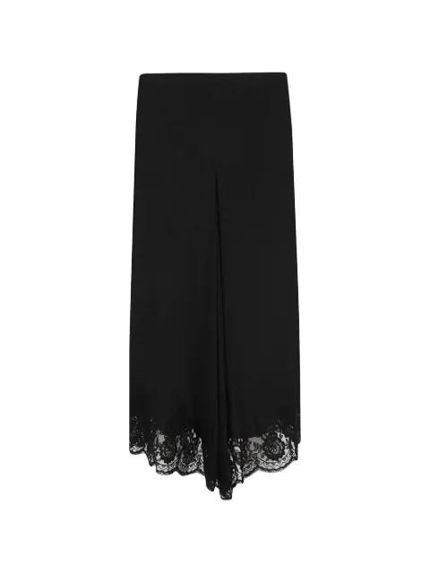 P.A.R.O.S.H. lace-trim midi skirt