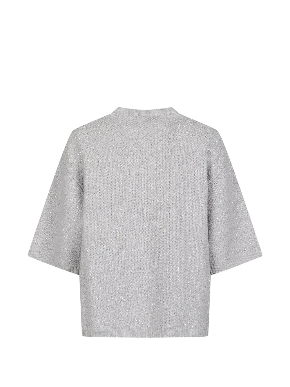 Fabiana Filippi sequin-embellished wool sweater Grijs