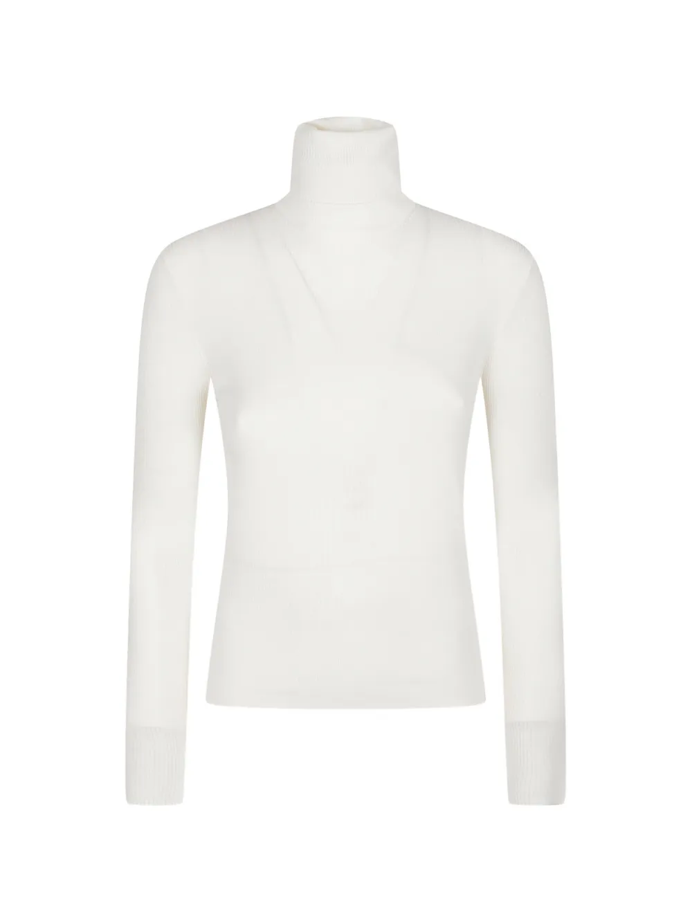 P.a.r.o.s.h Ribbed-knit Roll-neck Sweater In Neutrals