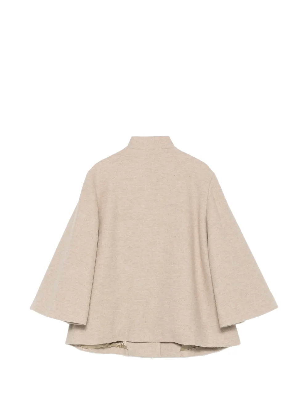 Fay Kids Jas van scheerwolblend met haaksluiting Beige