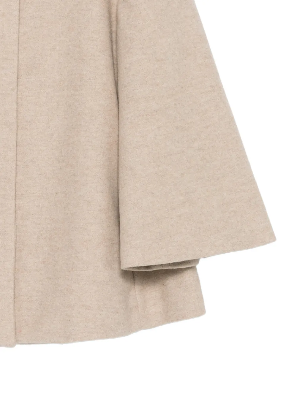 Fay Kids Jas van scheerwolblend met haaksluiting Beige
