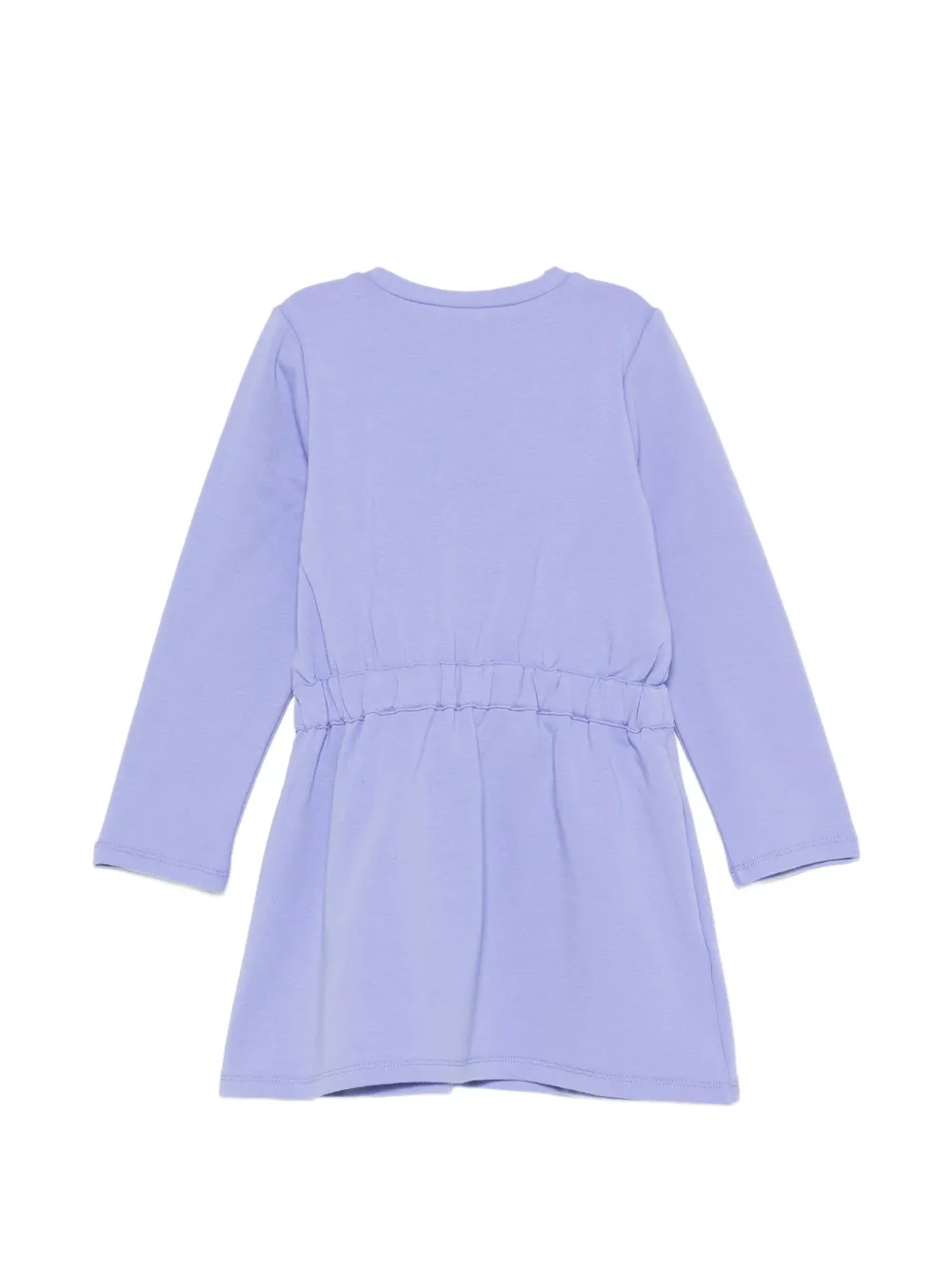 Liu Jo Kids Jurk met elastische taille en verfraaid met stras Paars