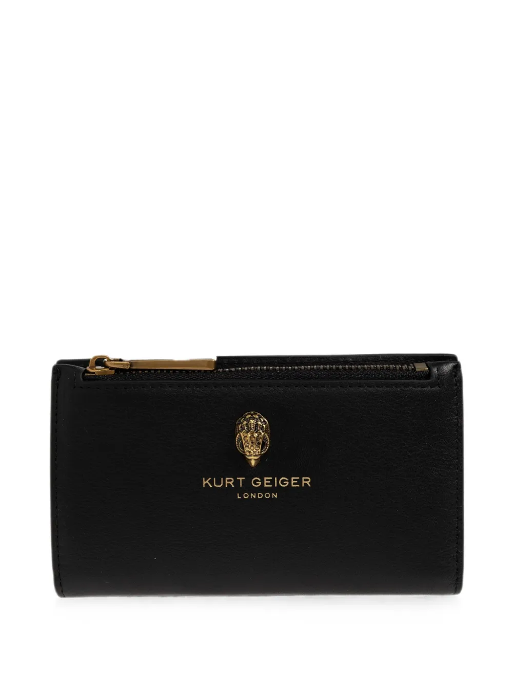 Kurt Geiger Sloane Leather Wallet In Black