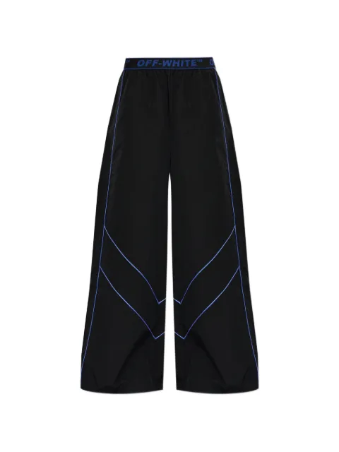 Off-White piped-trim logo-waistband track pants 