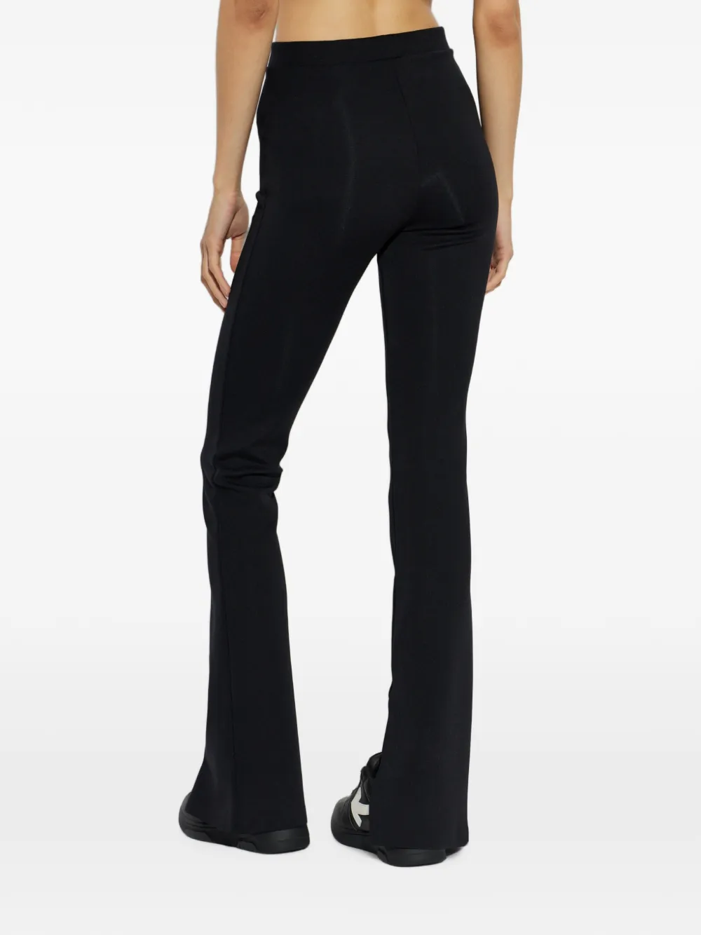 Off-White Flared broek Zwart