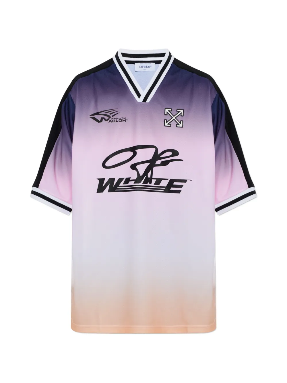 Off-white Oversized Logo-print T-shirt In Pink