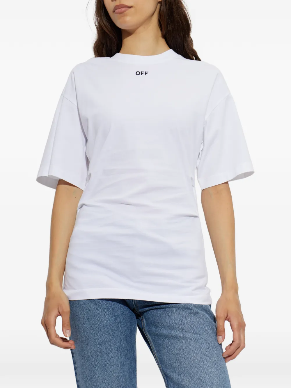 Off-White Off Stamp T-shirt Wit