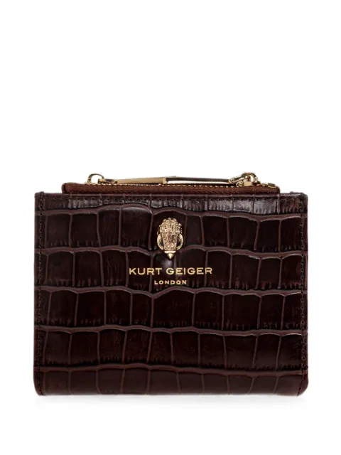 Kurt Geiger London Shoreditch croc-effect wallet