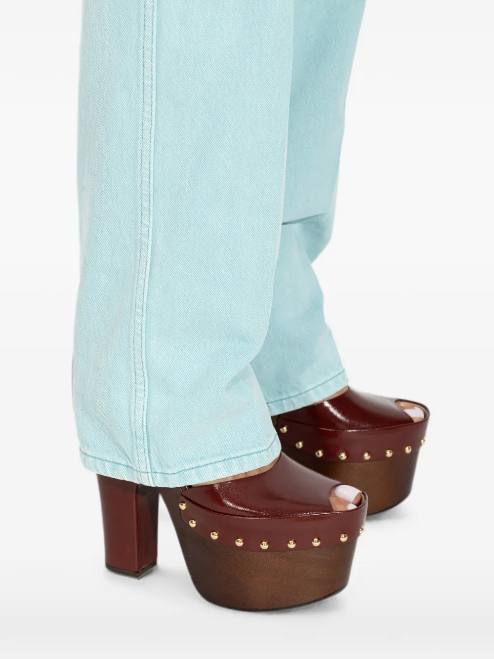 Chloé Meret stud-embellished sandals Rood