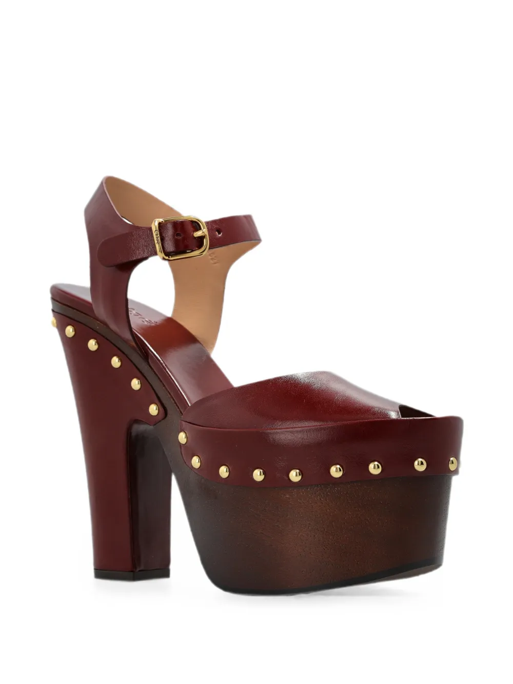 Chloé Meret stud-embellished sandals Rood