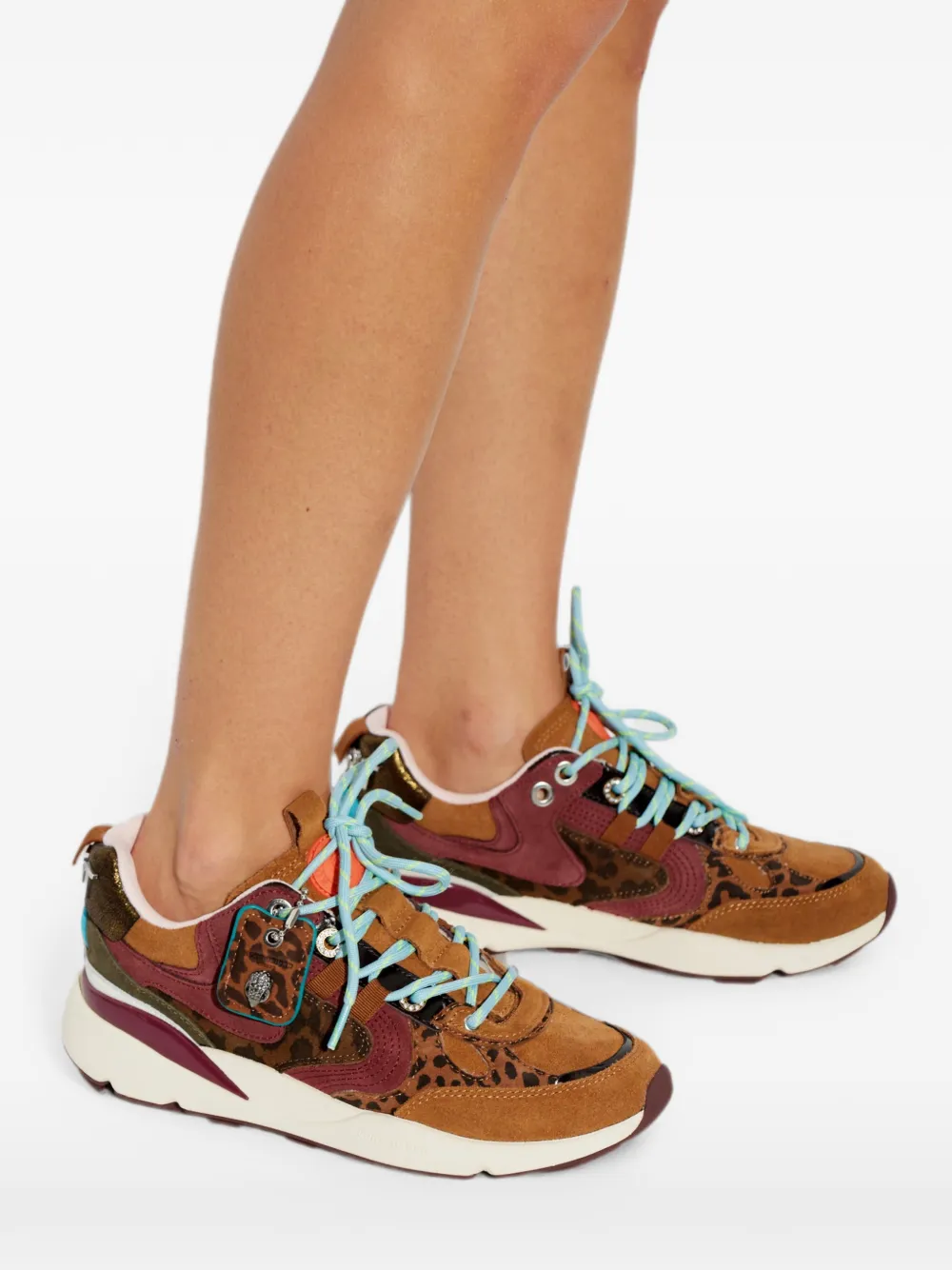Kurt Geiger London logo-appliqué sneakers Bruin