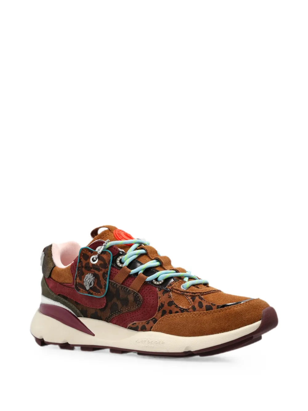 Kurt Geiger London logo-appliqué sneakers Bruin
