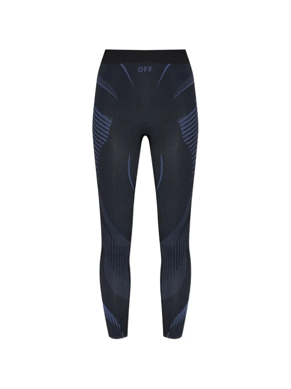 Off-White logo-embellishment leggings - Schwarz