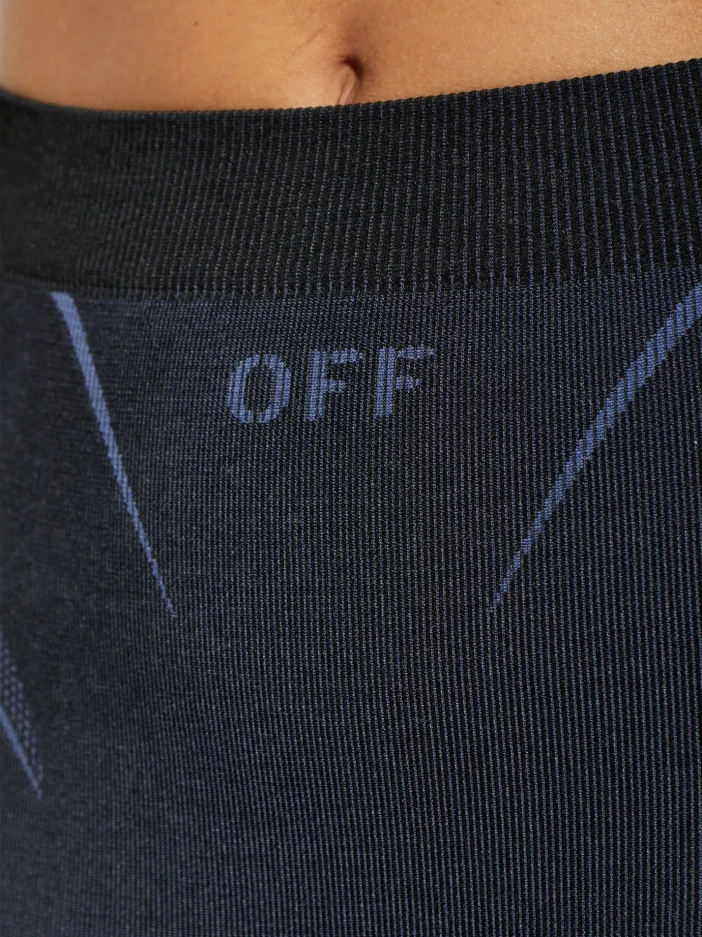 Off-White Legging verfraaid met logo Zwart