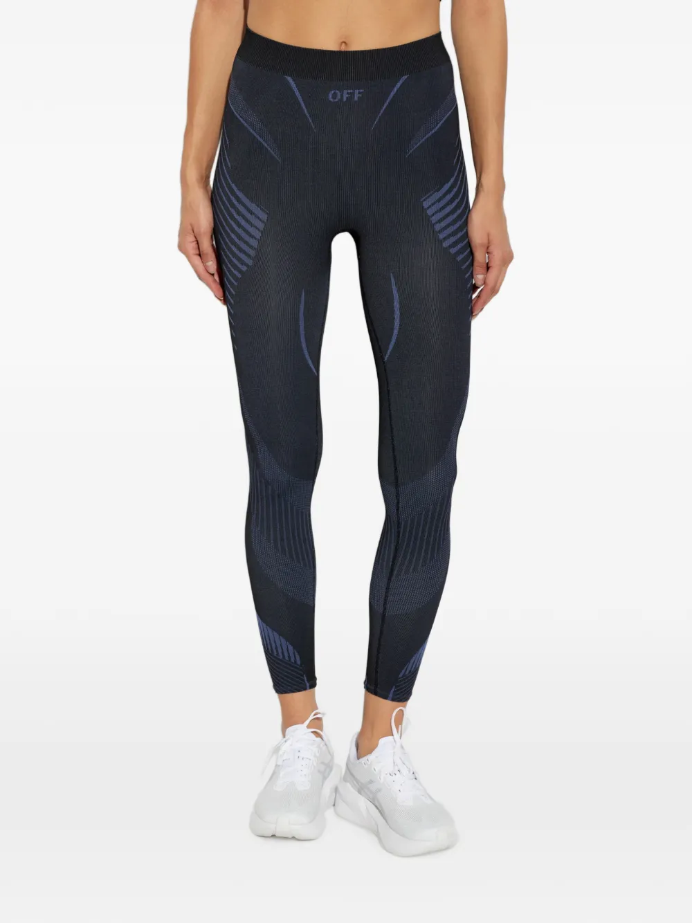 Off-White Legging verfraaid met logo Zwart