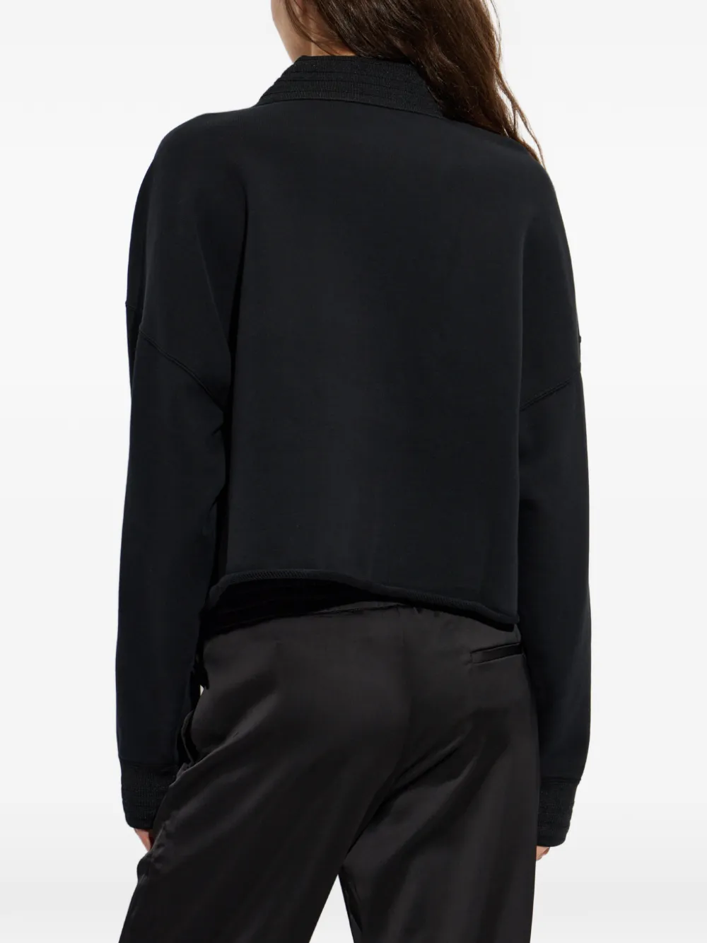 Off-White Sweater met geborduurd logo Zwart