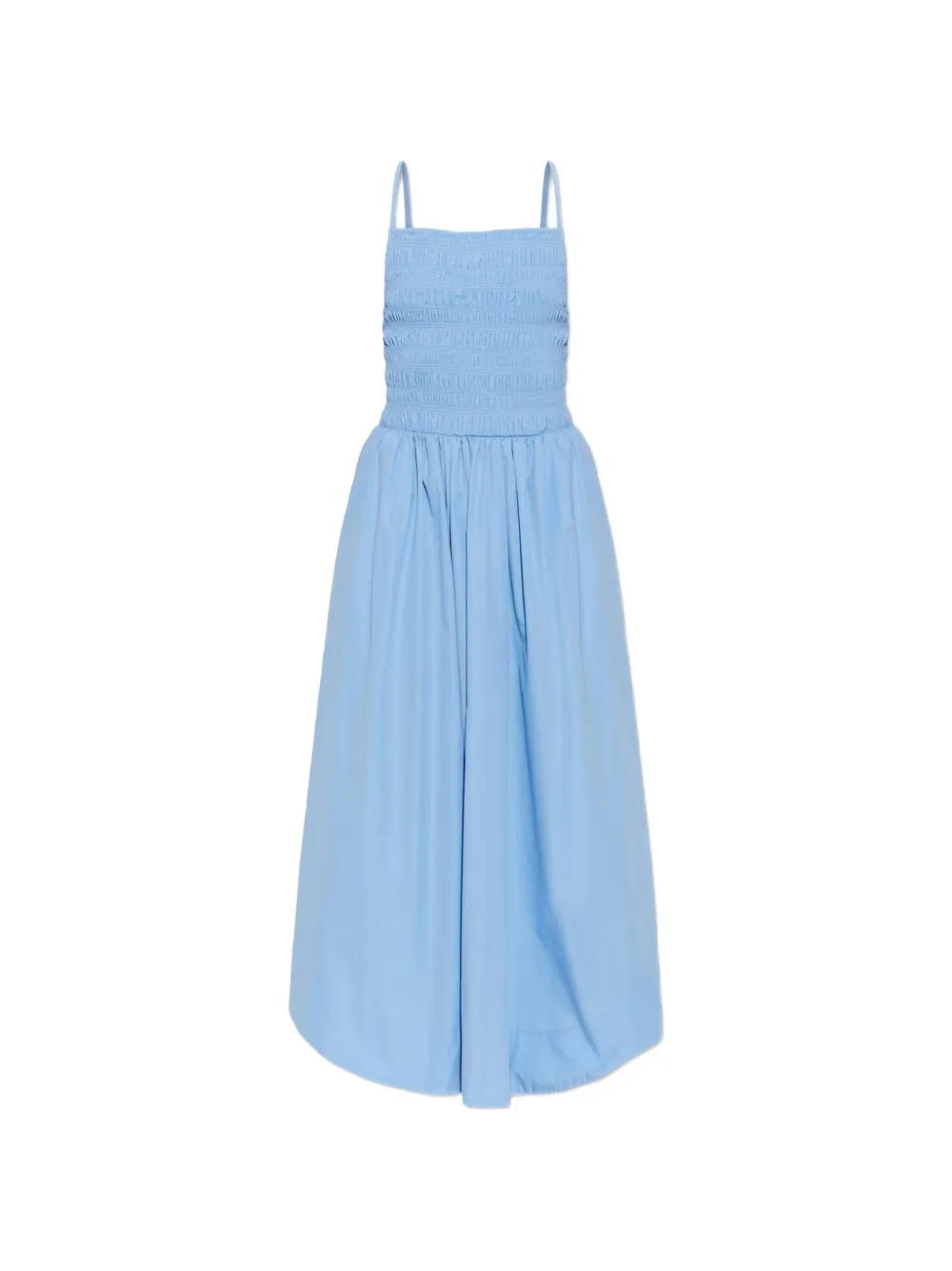 GANNI square-neck maxi dress - Blue