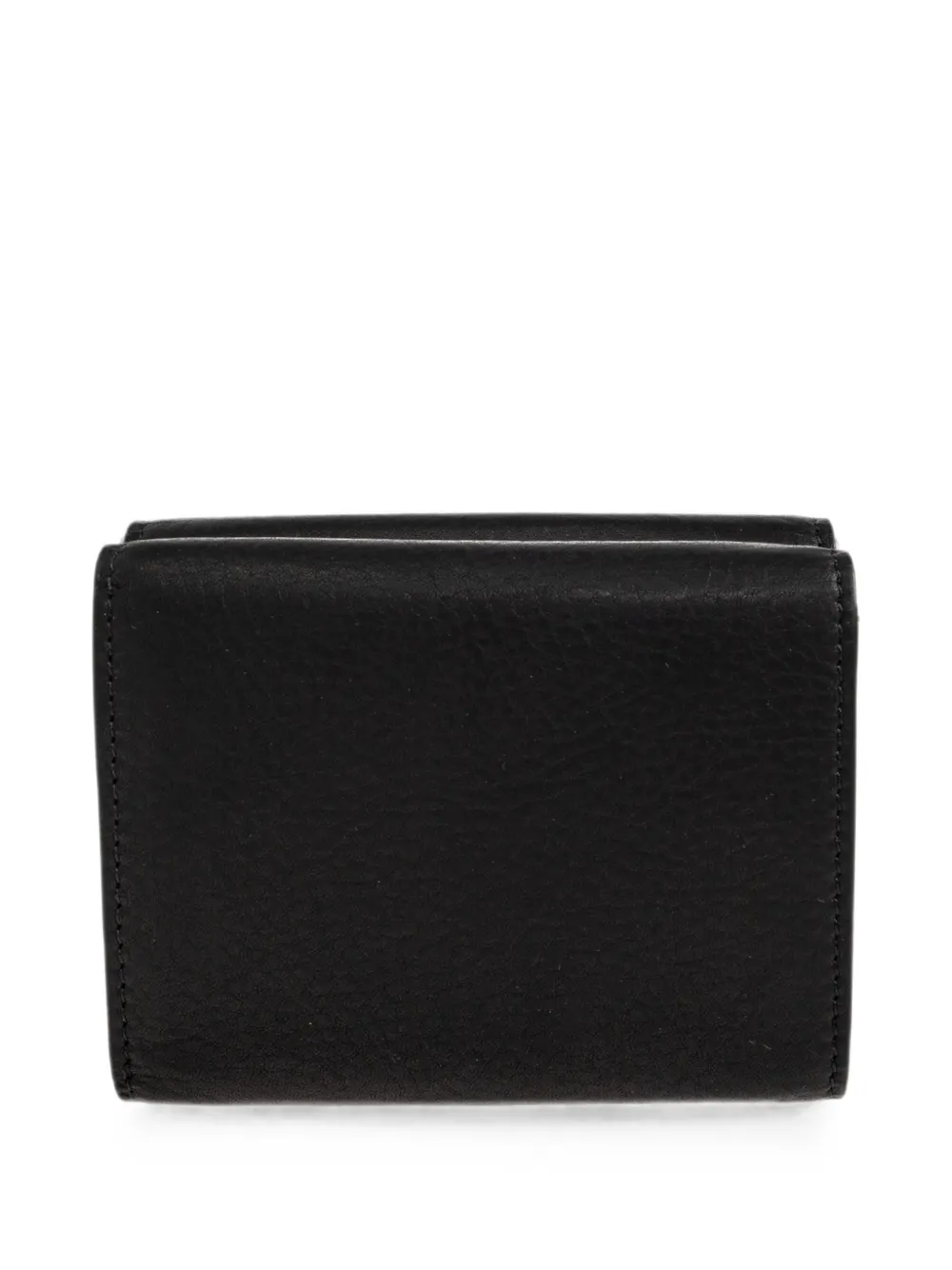 DSQUARED2 Leren portemonnee met logoplakkaat Zwart
