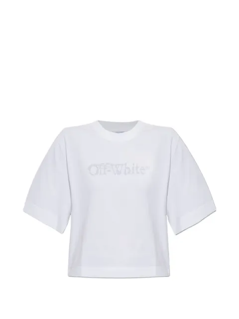 Off-White camiseta con logo estampado