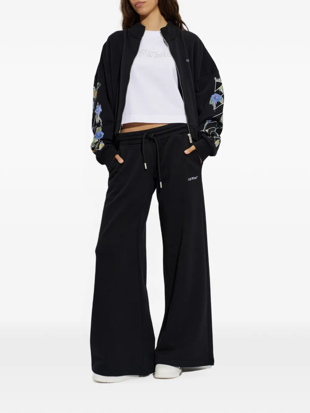 Off-White T-shirt met logoprint Wit