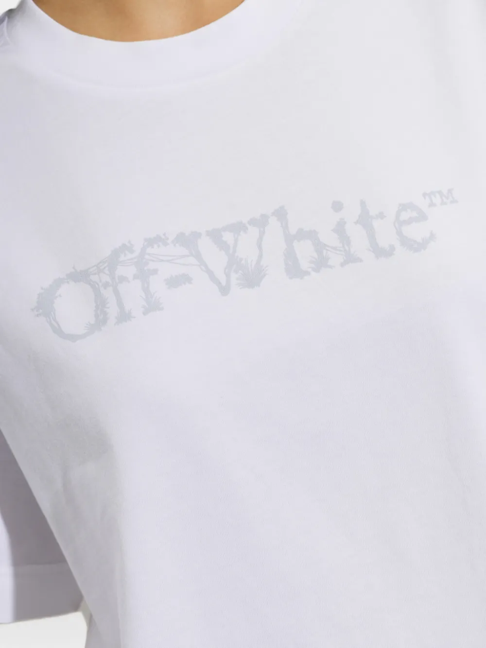 Off-White T-shirt met logoprint Wit