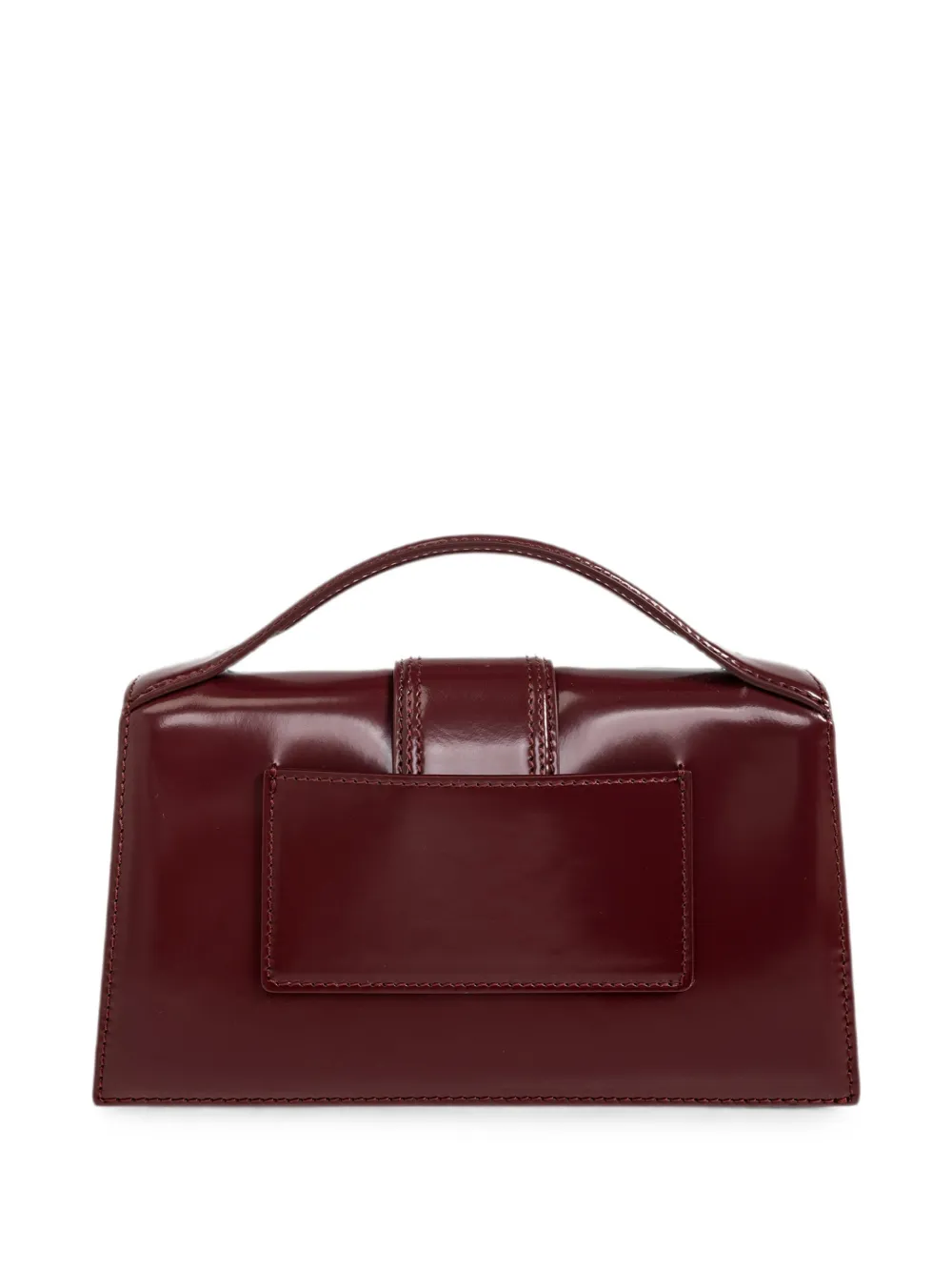 Jacquemus Grote Le Bambino leren shopper Rood