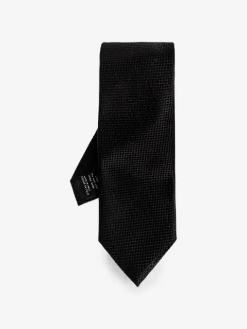TOM FORD check-pattern silk tie