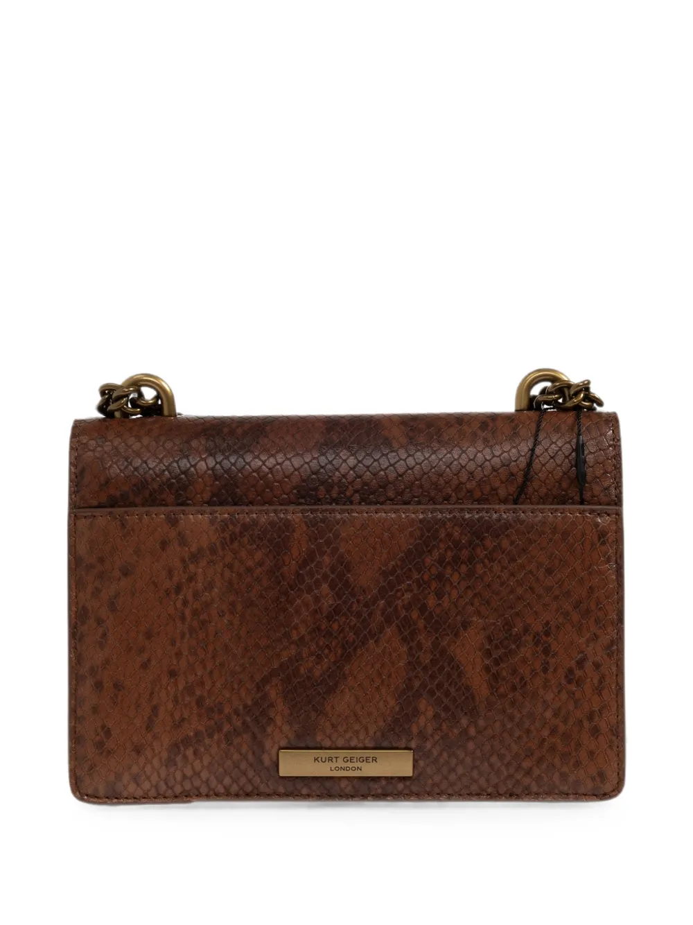 Kurt Geiger London Kleine Shoreditch schoudertas verfraaid met strik Bruin