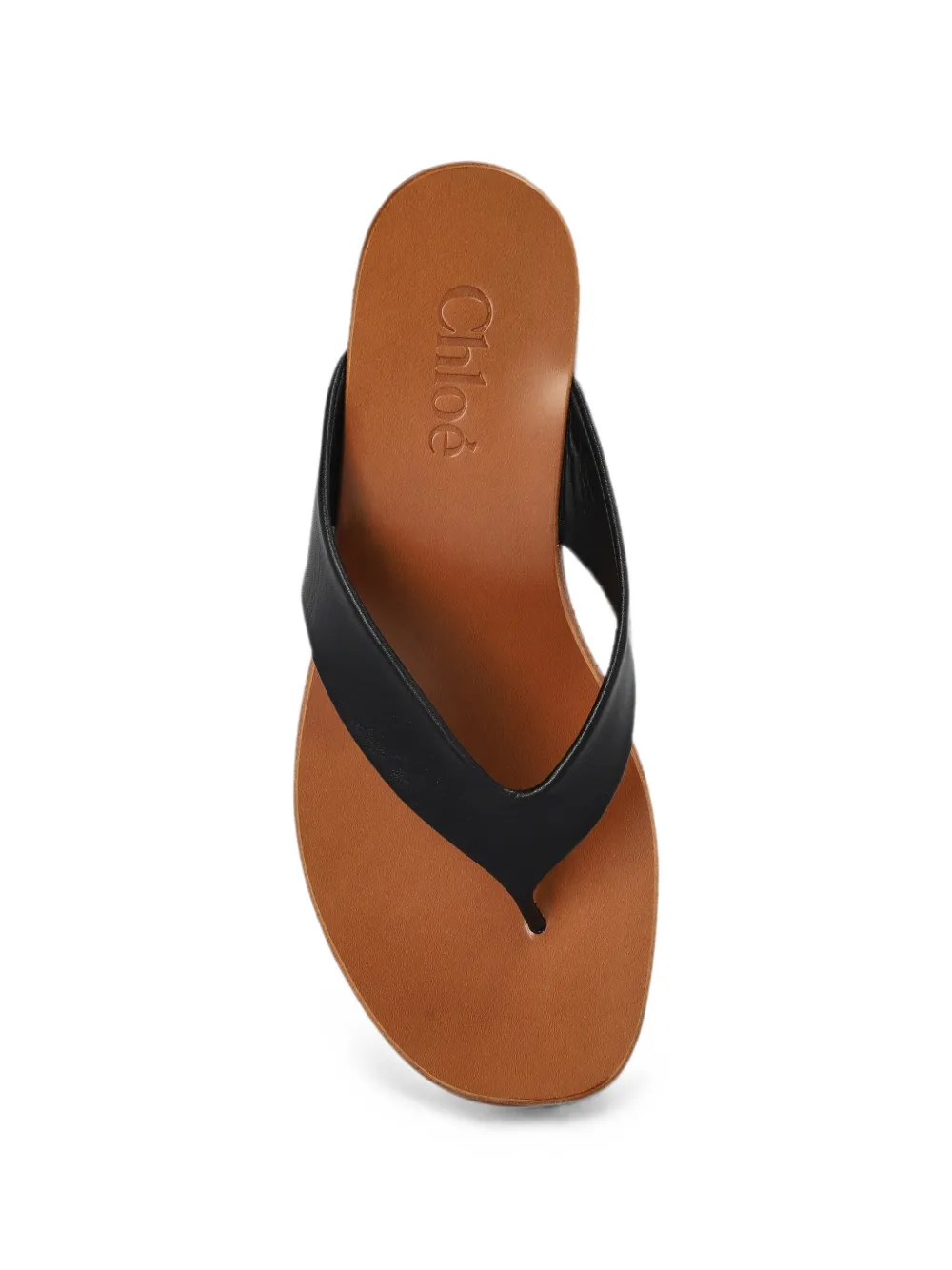 Chloé Maxime graffiti-print wedge sandals Zwart