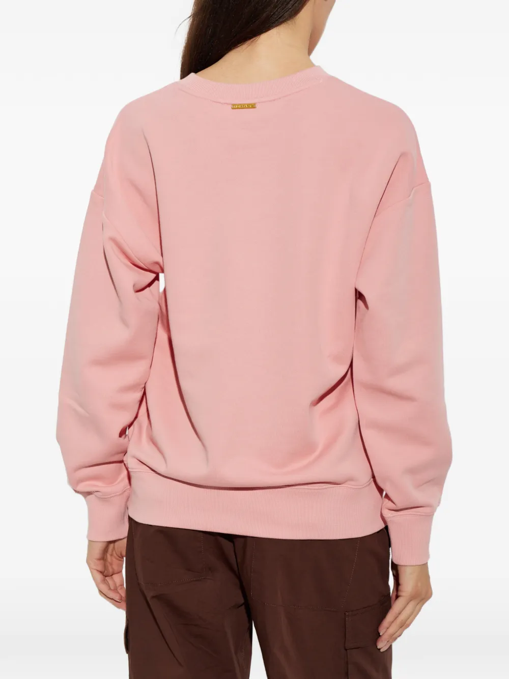 Michael Kors embroidered logo sweatshirt Roze