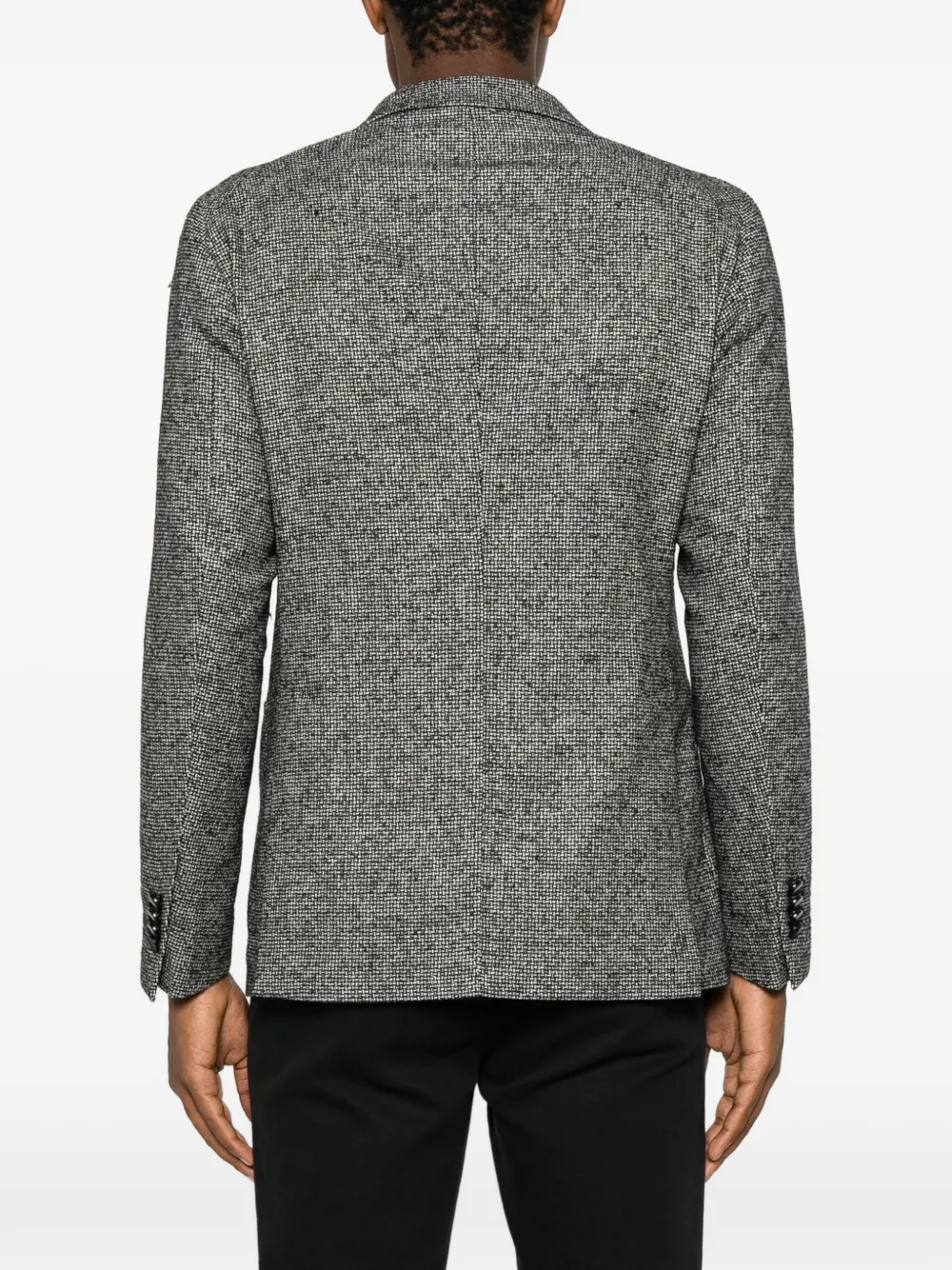 Tagliatore Blazer met enkele rij knopen Zwart