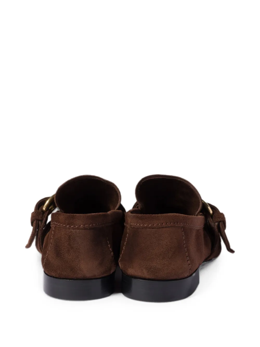 Miu suede loafers with buckle Bruin
