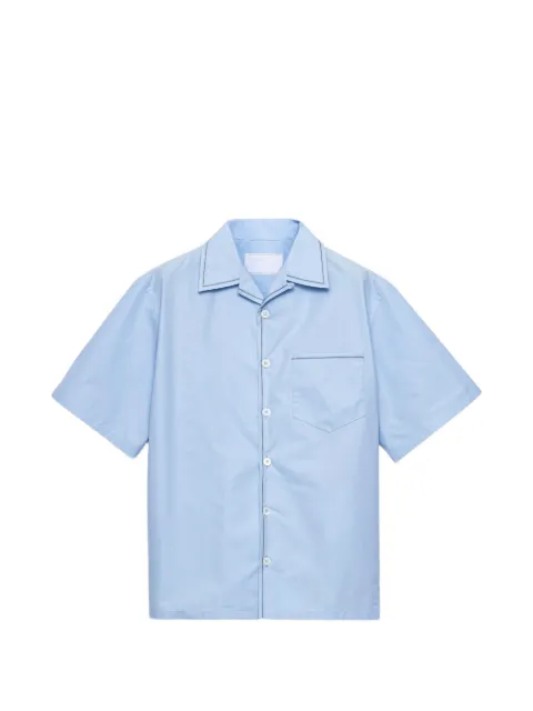 Prada short-sleeved cotton shirt