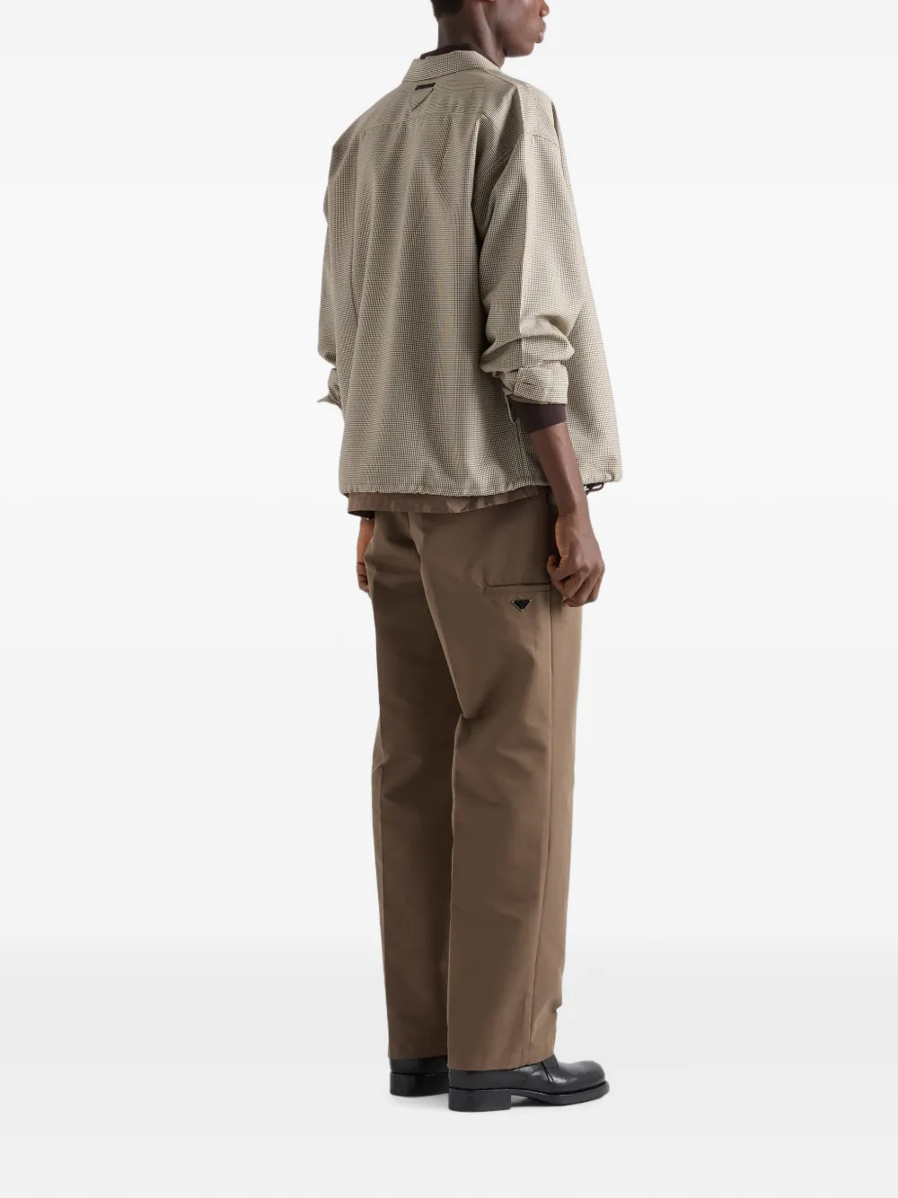 Prada Wollen overhemd Beige