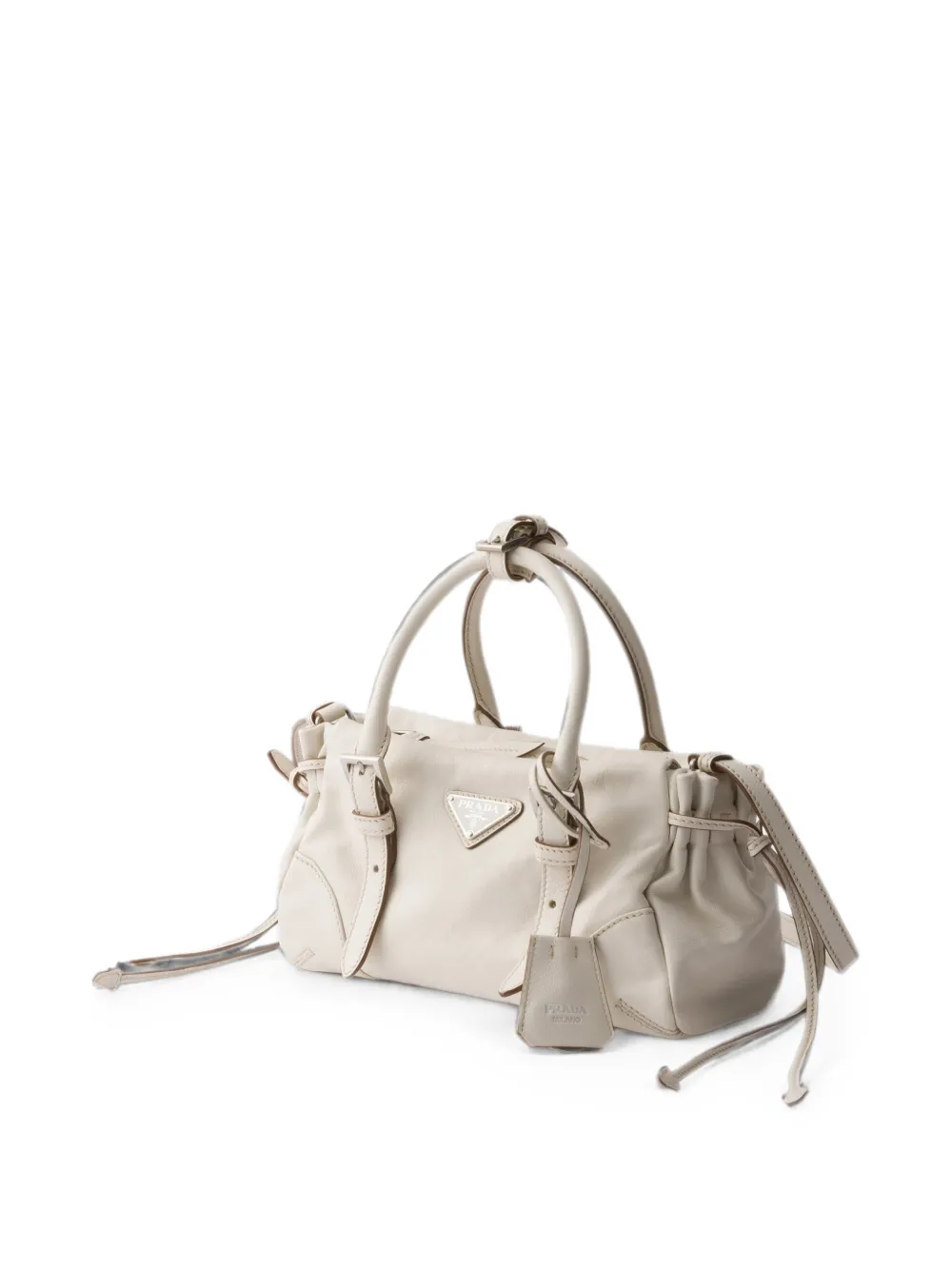 Prada Bonnie kleine leren tas Wit