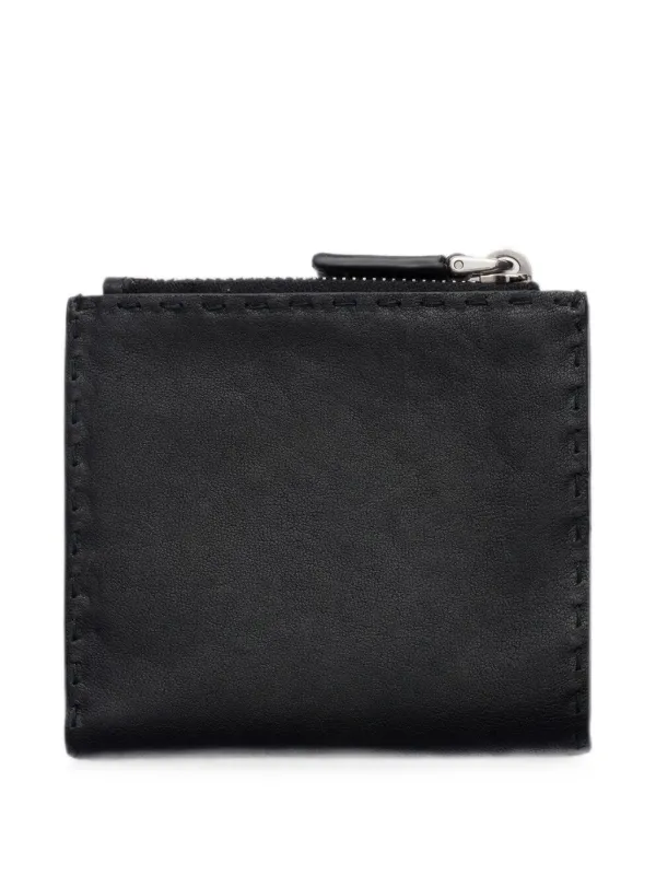 Prada レザー 財布 S | ブラック | FARFETCH JP