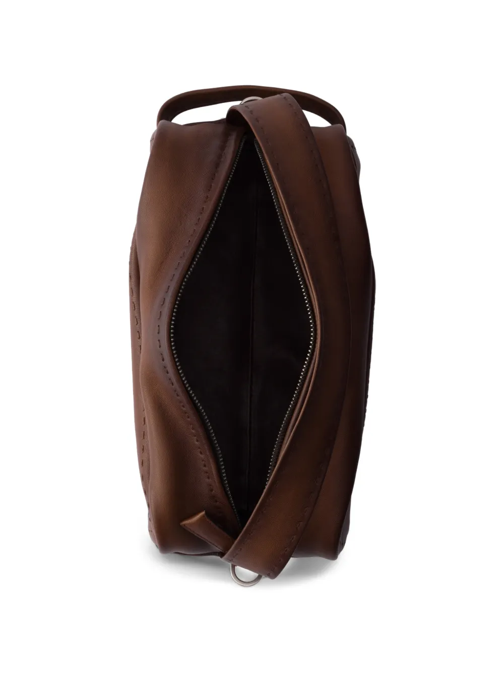 Prada Schoudertas van nappa leer Bruin