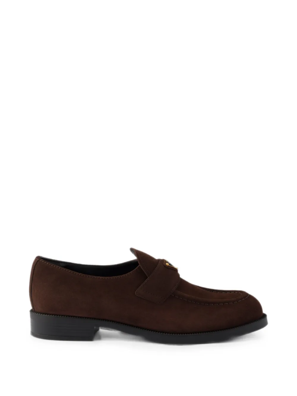Prada suede loafers - Marrone