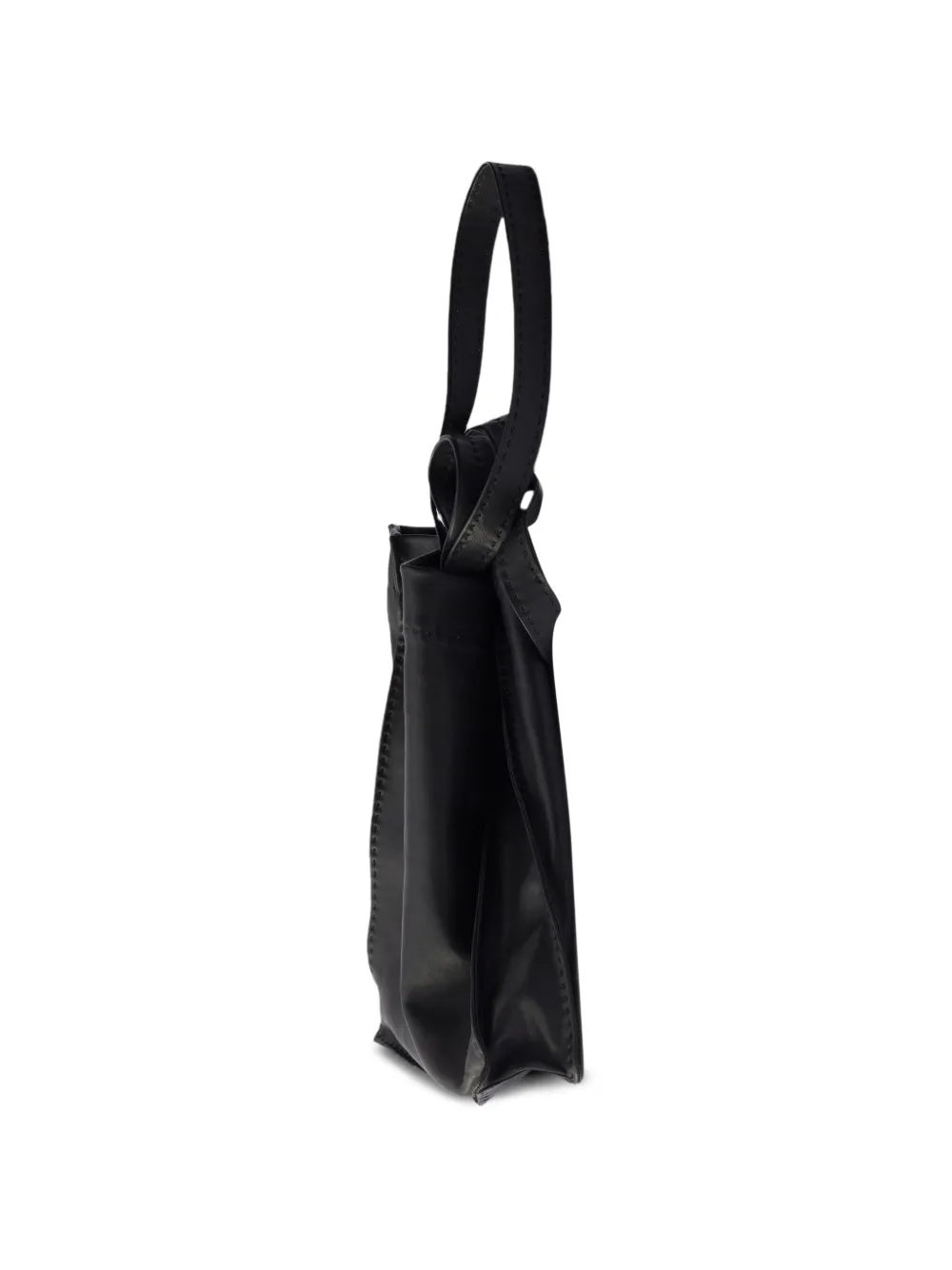 Prada Shopper van nappa leer Zwart