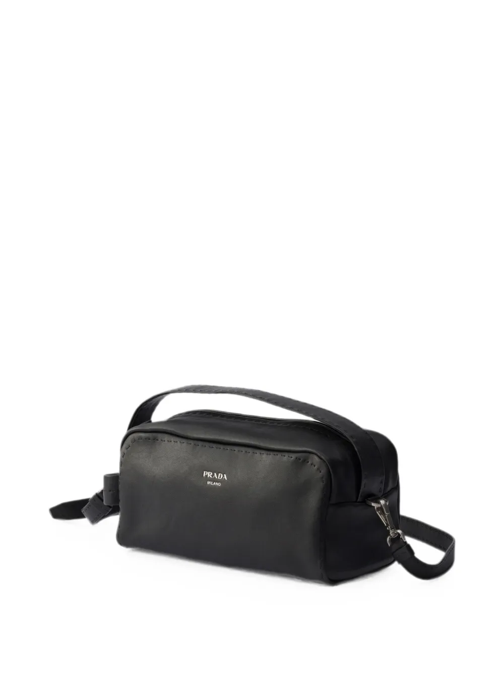Prada Schoudertas van nappa leer Zwart