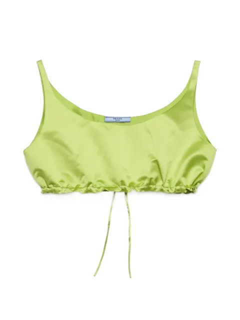 Prada duchesse crop top