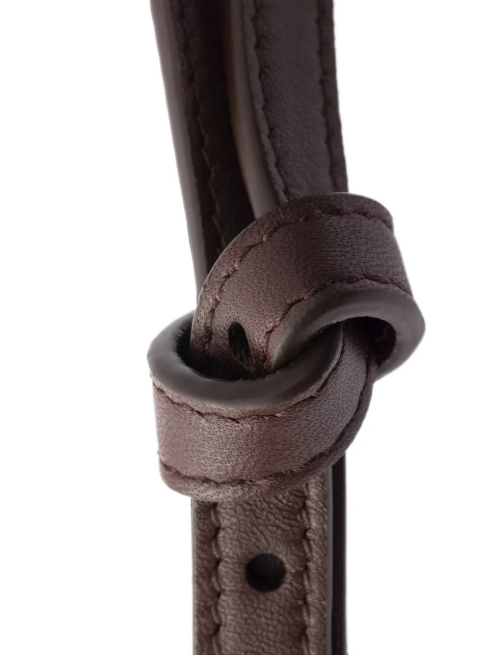 Prada Nappaleren mini-schoudertas Bruin