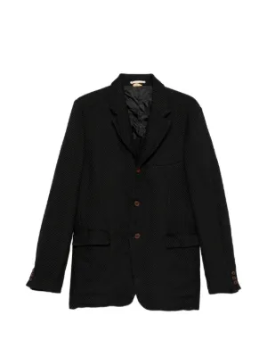 COMME des GARÇONS HOMME PLUS ブラックジャケット Comme Des Garçons Homme Plus シングルジャケット | ブラック
