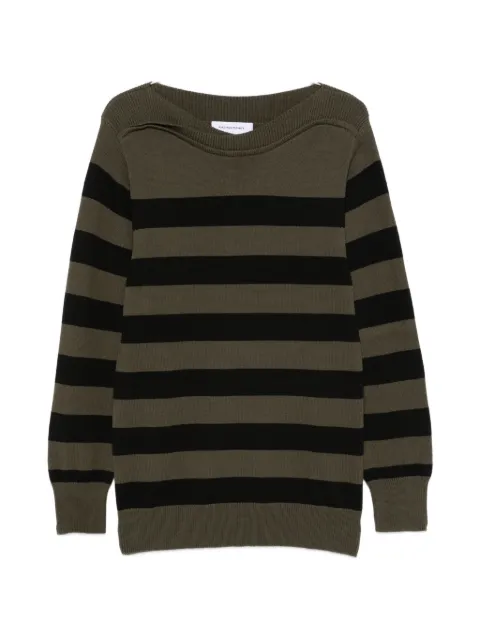 Kiko Kostadinov striped boat-neck sweater
