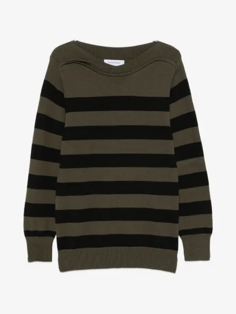 Kiko Kostadinov striped boat-neck sweater
