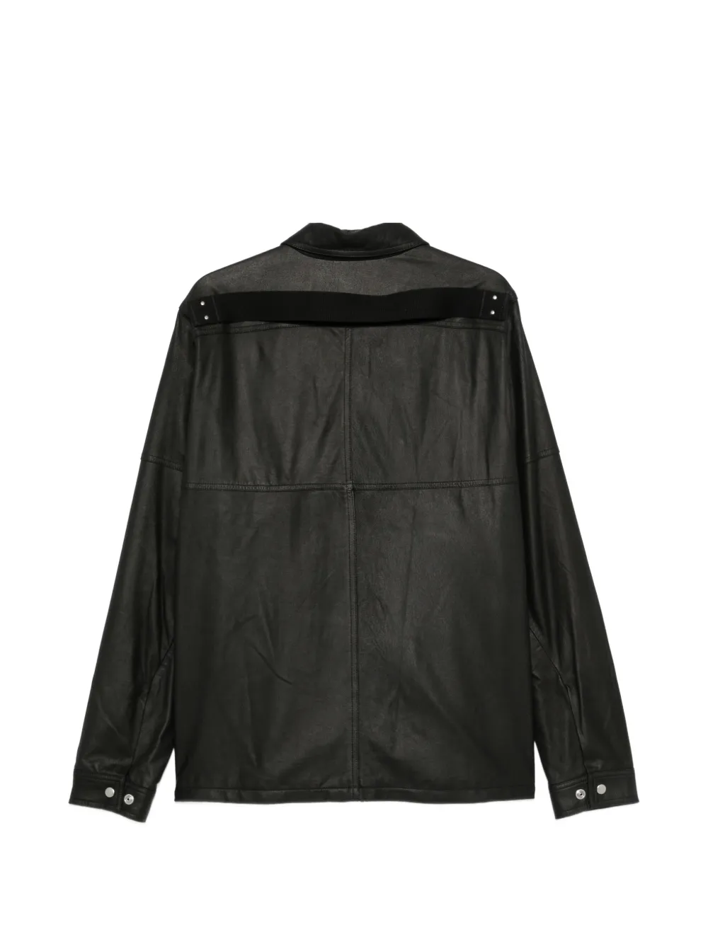 Rick Owens Leren jack Zwart